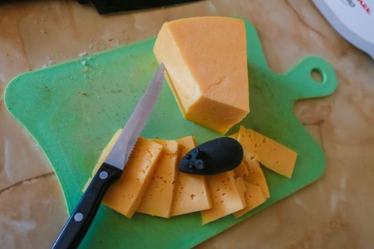 Queso en una tabla