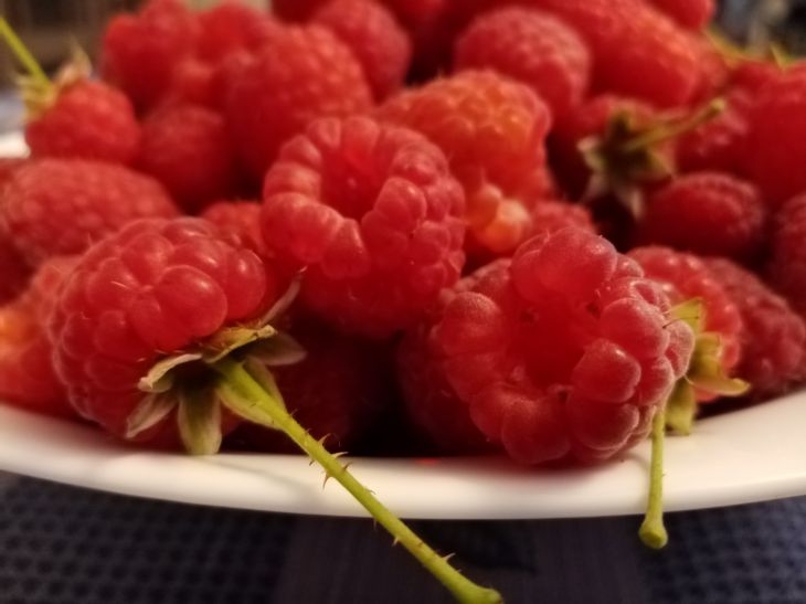 Assiette de Framboises