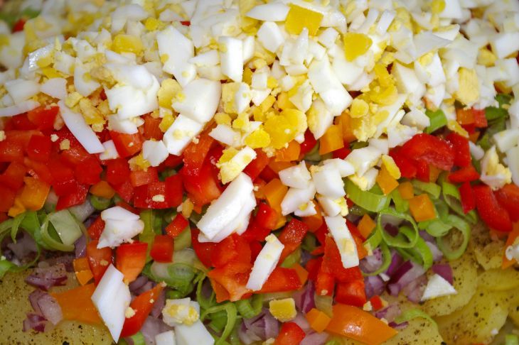 Ingredientes de ensalada