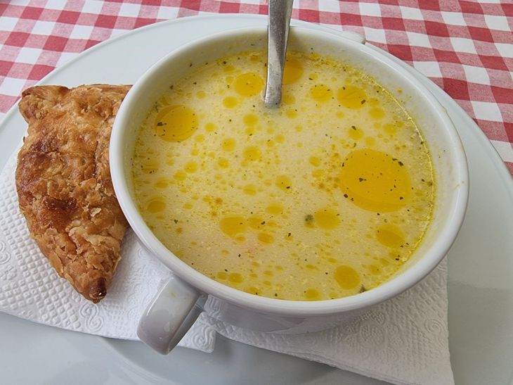 Eine Schüssel Suppe