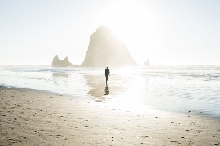 hombre de playa