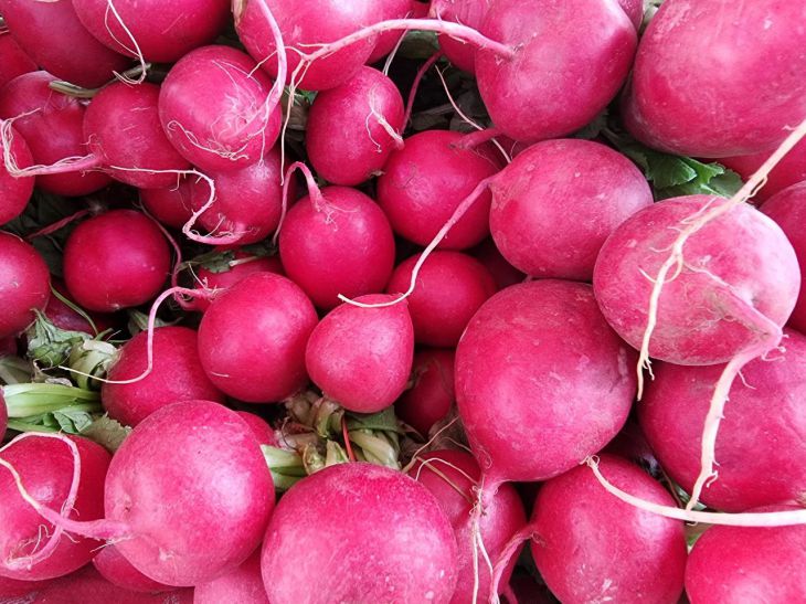 Rábanos, verduras