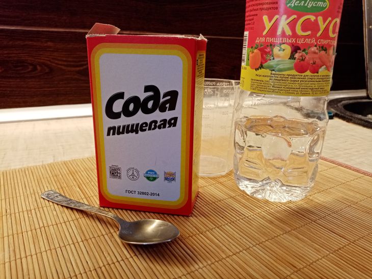 Soda et vinaigre