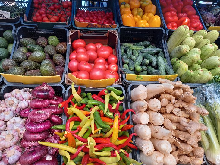 Vegetables Counter