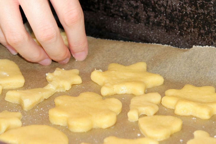 Galletas en pergamino