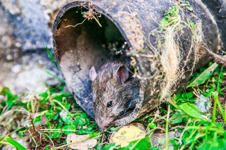 Souris dans un tuyau