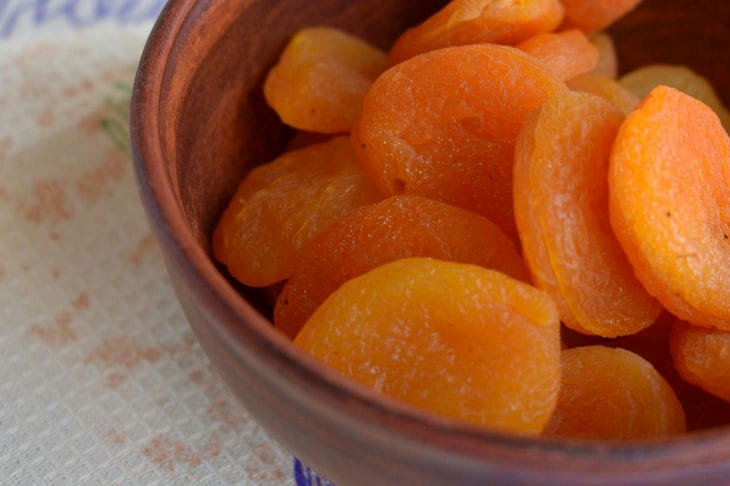 Dried apricots