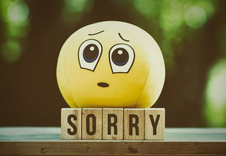 an apology