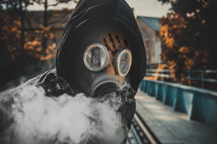 Man Gas Mask