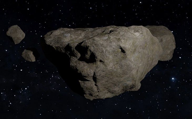 an asteroid