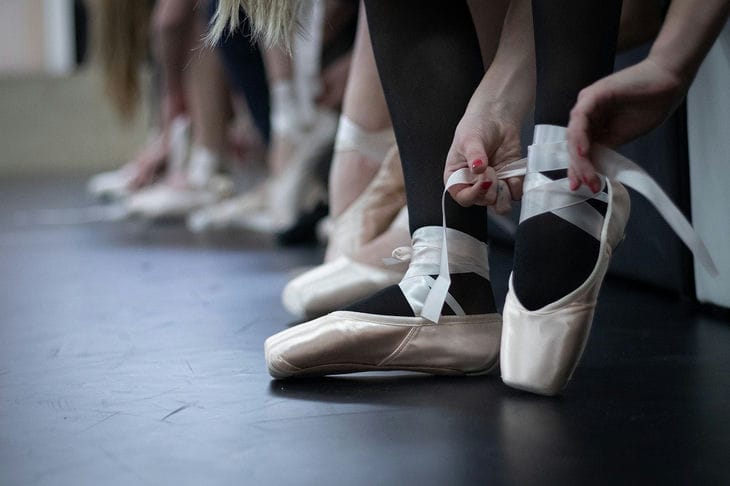 Pointe shoes