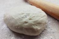 Dough and rolling pin