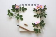 notebook flowers