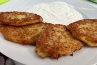 Potato pancakes Sour cream