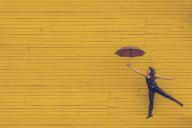 fille parapluie