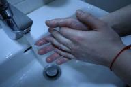 Washing hands