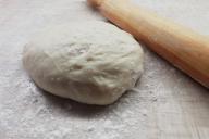 Dough and rolling pin