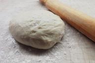 Dough and rolling pin