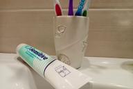 Toothpaste and brushes