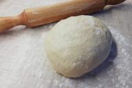 Dough and rolling pin