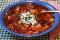 Un plato de borscht