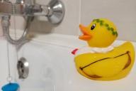 patito en el baño