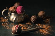 trufas, postre