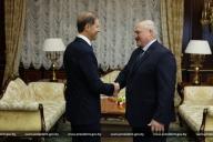 Manturov y Lukashenko